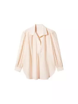 Блузка Mango Aoza, пудра