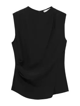 Блузка MANGO AREA, черный