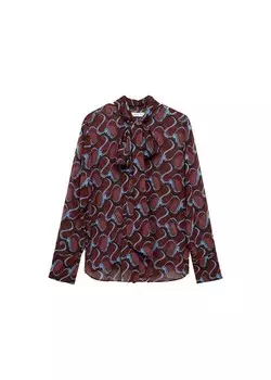 Блузка MANGO Belle, цвет Ruby red