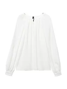 Блузка MANGO Blouse, экрю