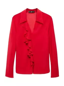 Блузка MANGO Blouse Volare, красный