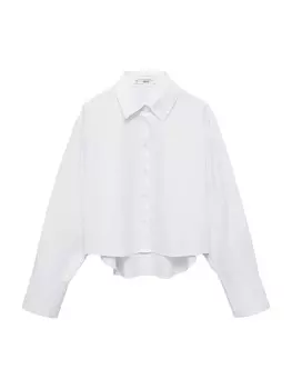 Блузка MANGO CARO, белый