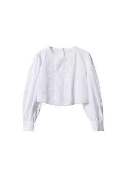 Блузка MANGO Closed, белый
