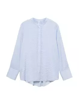 Блузка MANGO GOODY, светло-синий