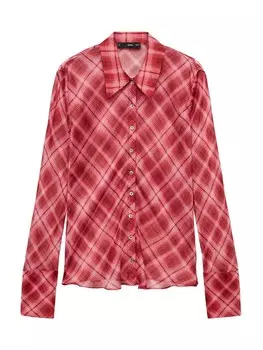 Блузка MANGO GRUNGE, цвет Grenadine