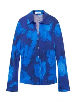 Блузка MANGO LUCIA, цвет marine blue/Royal blue