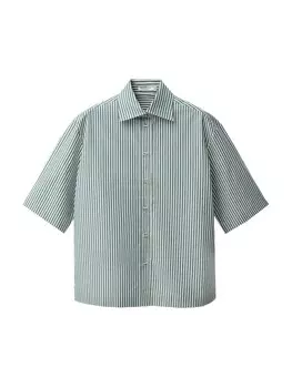 Блузка MANGO Serena, изумрудный