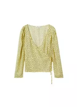 Блузка Mango Topacio, желтый