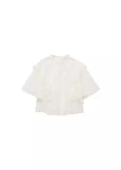 Блузка MANGO Valerie, белый