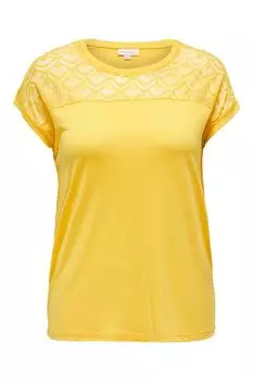 Блузка Маракуйя Only Carmakoma, желтый
