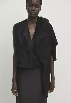 Блузка Massimo Dutti, черный