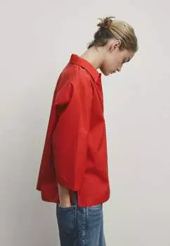 Блузка Massimo Dutti, красная