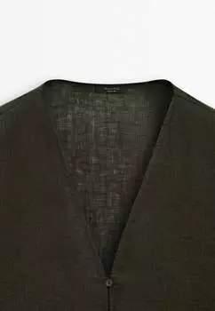Блузка Massimo Dutti, зеленая