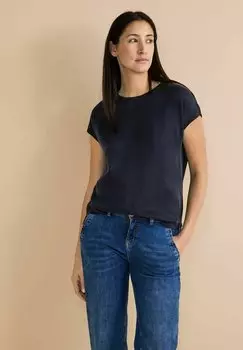 Блузка MATERIALMIX Street One, цвет blau