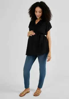 Блузка Maternity Regular Fit JoJo Maman Bb, черная