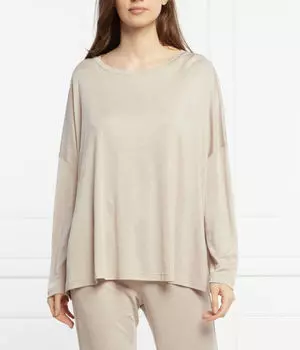 Блузка Max Mara Leisure Gio Relaxed Fit, бежевый