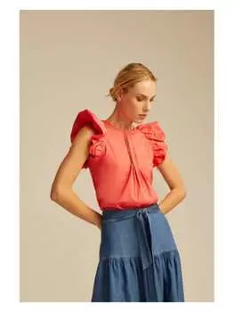 Блузка & me, оранжевый