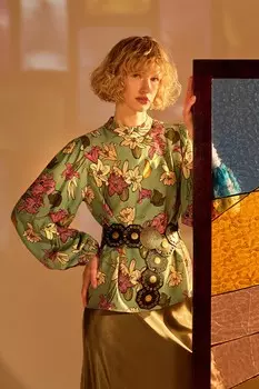 Блузка Medicine, бирюзовый