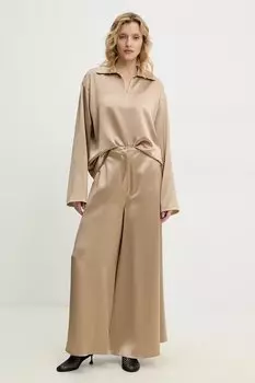 Блузка Mencia Nanushka, бежевый