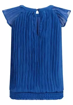 Блузка Met Dessin WE Fashion, синяя