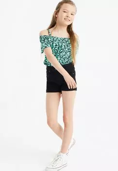 Блузка Met Dessin WE Fashion, зеленый