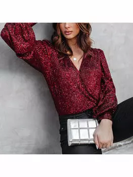 Блузка Milan Kiss, бордовый