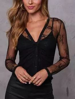 Блузка Milan Kiss, черный