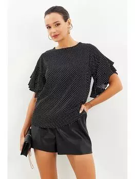 Блузка Milan Kiss, черный/белый