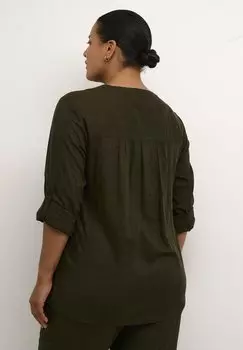 Блузка Mille Kaffe Curve, зеленый