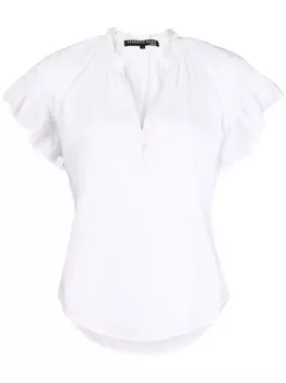Блузка Milly Veronica Beard, белый
