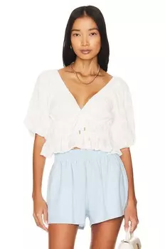 Блузка MINKPINK Abella, белый