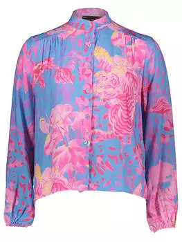 Блузка miss goodlife, цвет blau/pink