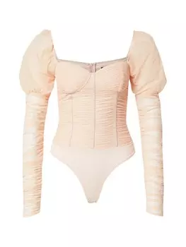 Блузка Misspap Blouse Bodysuit, нюд