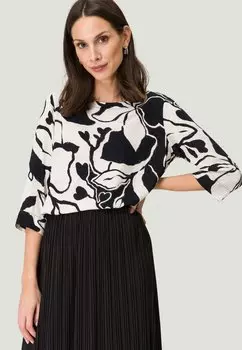 Блузка MIT 3/4 ARM zero, цвет creamblack