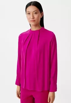 Блузка MIT FALTEN-DETAIL comma, цвет fuchsia