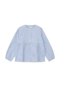 Блузка MIT HERZCHEN-STICKEREIEN s.Oliver, цвет royalblau