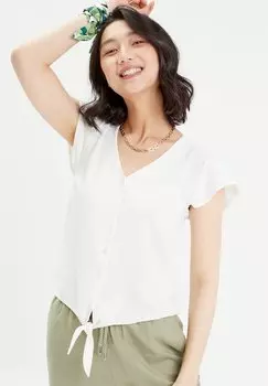 Блузка Mit Kurzen rmeln Cache Cache, кремовый