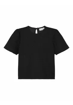 Блузка Mit Kurzen rmeln Regular Fit Name it, черный
