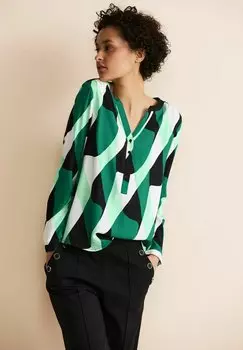 Блузка Mit Print Street One, цвет grn