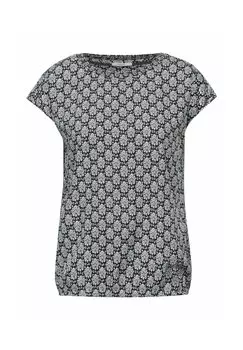 Блузка Mit Raffung Cecil, черный