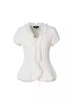 Блузка mockaskruv Kriss, белый