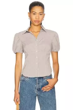 Блузка "Mon cheri" Lioness, beige gingham