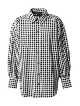 Блузка Monki, черно-белый