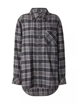 Блузка Monki, цвет Grey/Anthracite