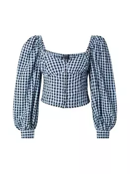 Блузка Monki, светло-синий