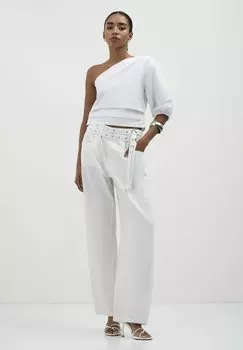 Блузка Monospalla Manica Palloncino Calliope, белая