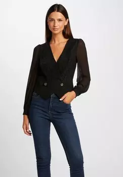 Блузка Morgan С ДЛИННЫМИ РУКАВАМИ, черный