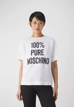 Блузка MOSCHINO, фантазийно-белая