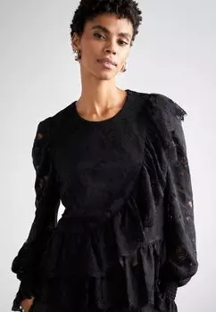 Блузка MUNTHE ЛИЛЛИТ, черный
