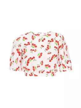 Блузка myMo, цвет white multicolor